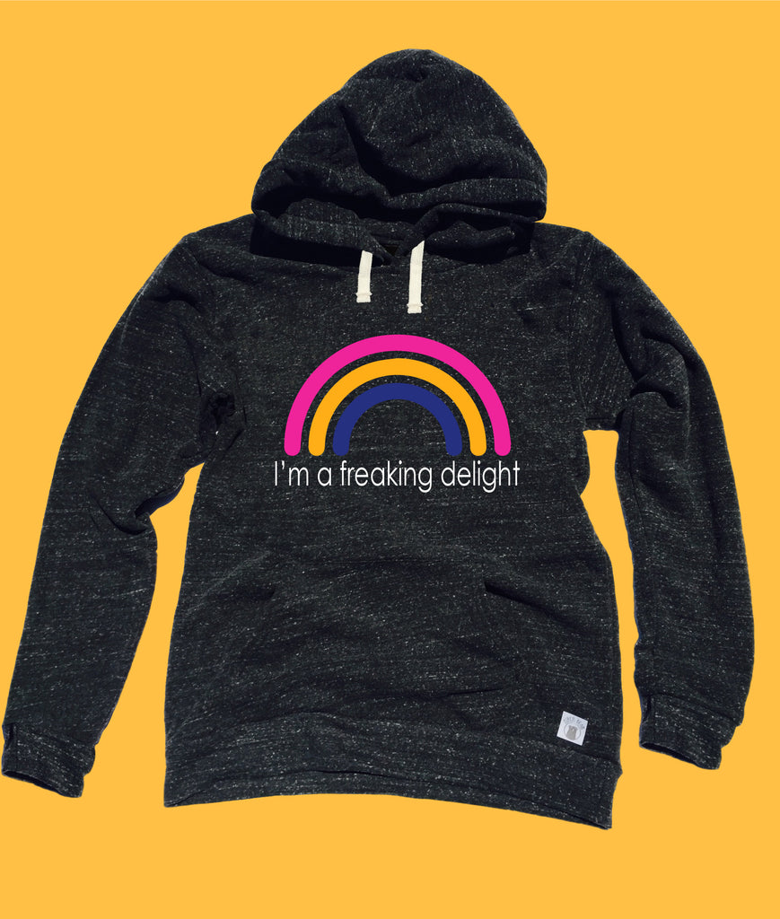 I Am A Freaking Delight |  Unisex Triblend Hoodie freeshipping - BirchBearCo