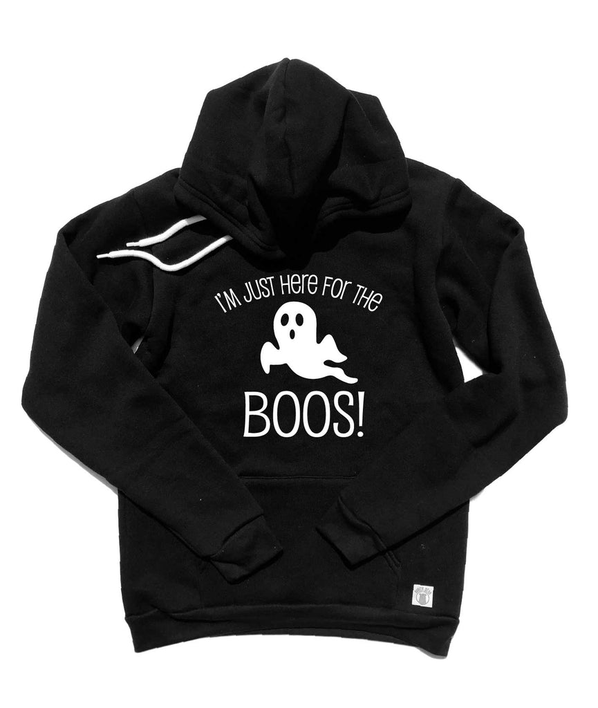 Im Just Here For The Boos Hoodie | Halloween Hoodie | Soft Unisex Fleece Hoodie freeshipping - BirchBearCo
