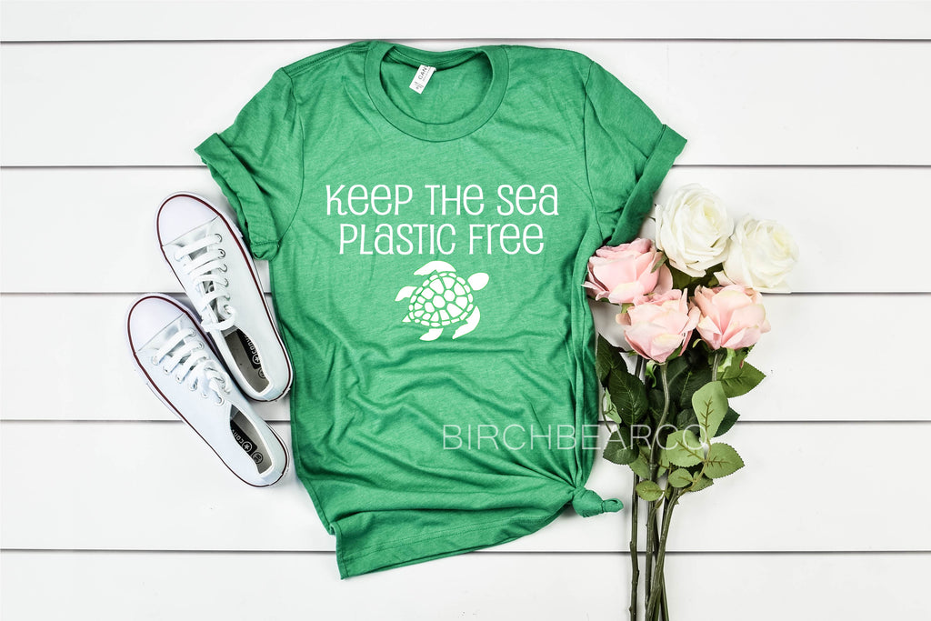 Keep The Sea Plastic Free Shirt freeshipping - BirchBearCo