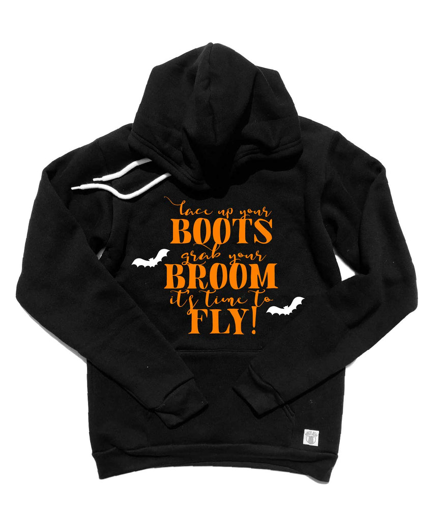 Lace Up Your Boots Hoodie | Halloween Hoodie | Soft Unisex Fleece Hoodie freeshipping - BirchBearCo