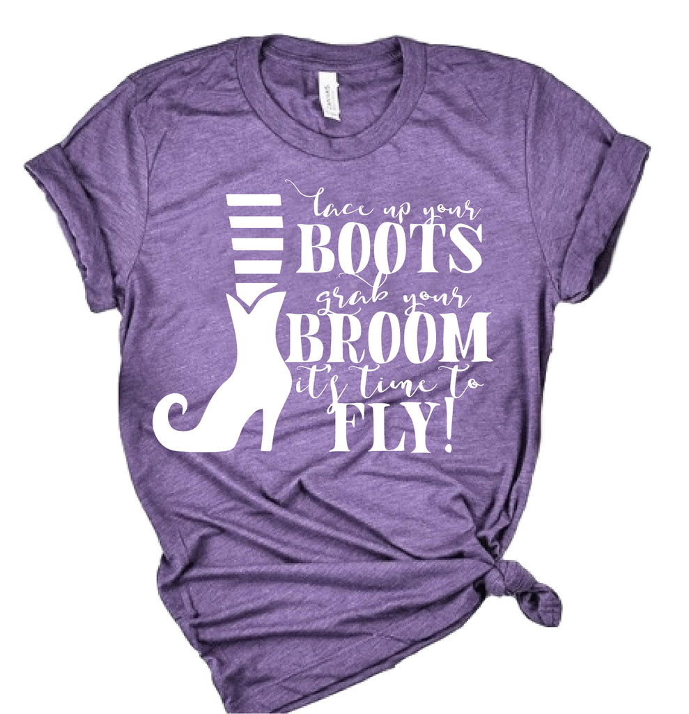 Lace Up Your Boots  | Halloween Shirt | Unisex Shirt freeshipping - BirchBearCo