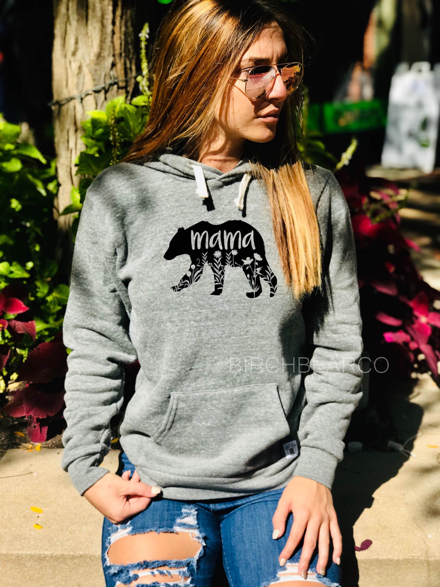 Mamma bear hoodie clearance