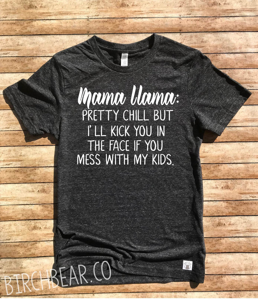 Mama Llama Shirt | Unisex Crew freeshipping - BirchBearCo