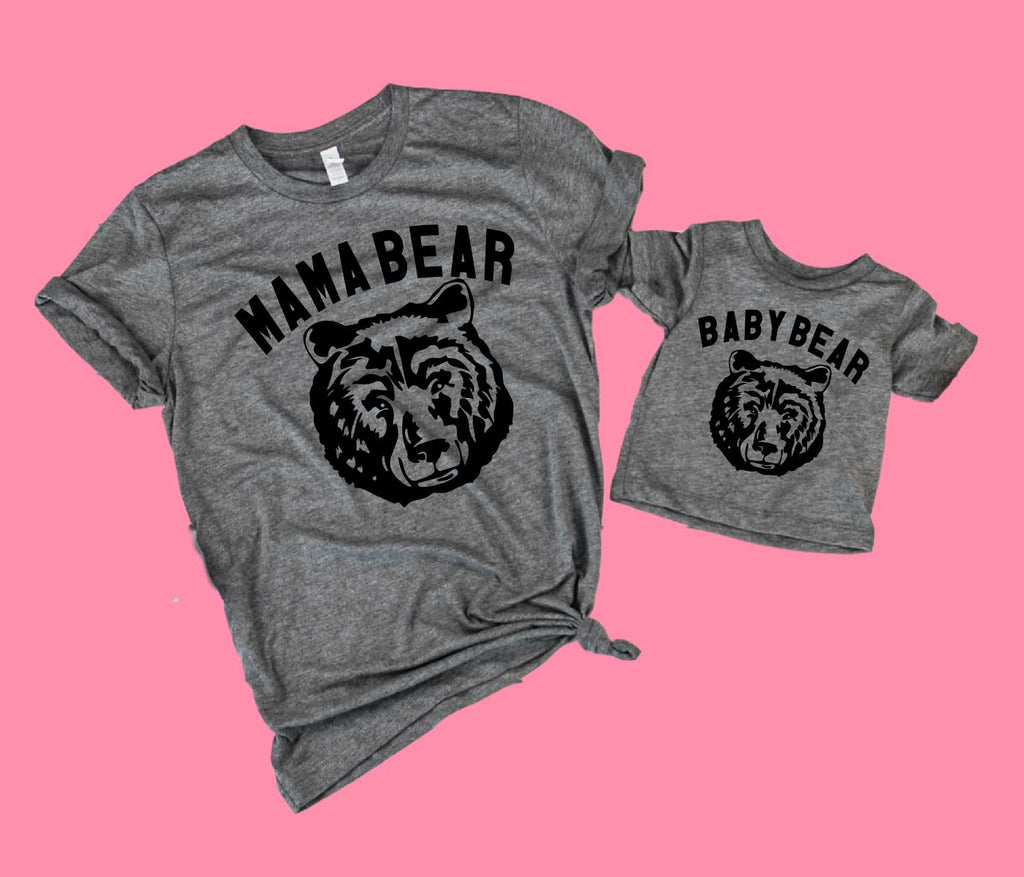 Mommy and Me Shirts | Mama Bear Baby Bear Shirts freeshipping - BirchBearCo