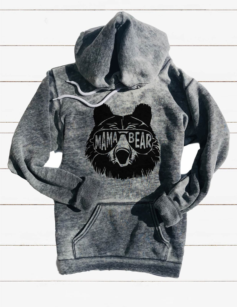 Cool Mama Bear Sweatshirt | Unisex Burnout Hoodie freeshipping - BirchBearCo