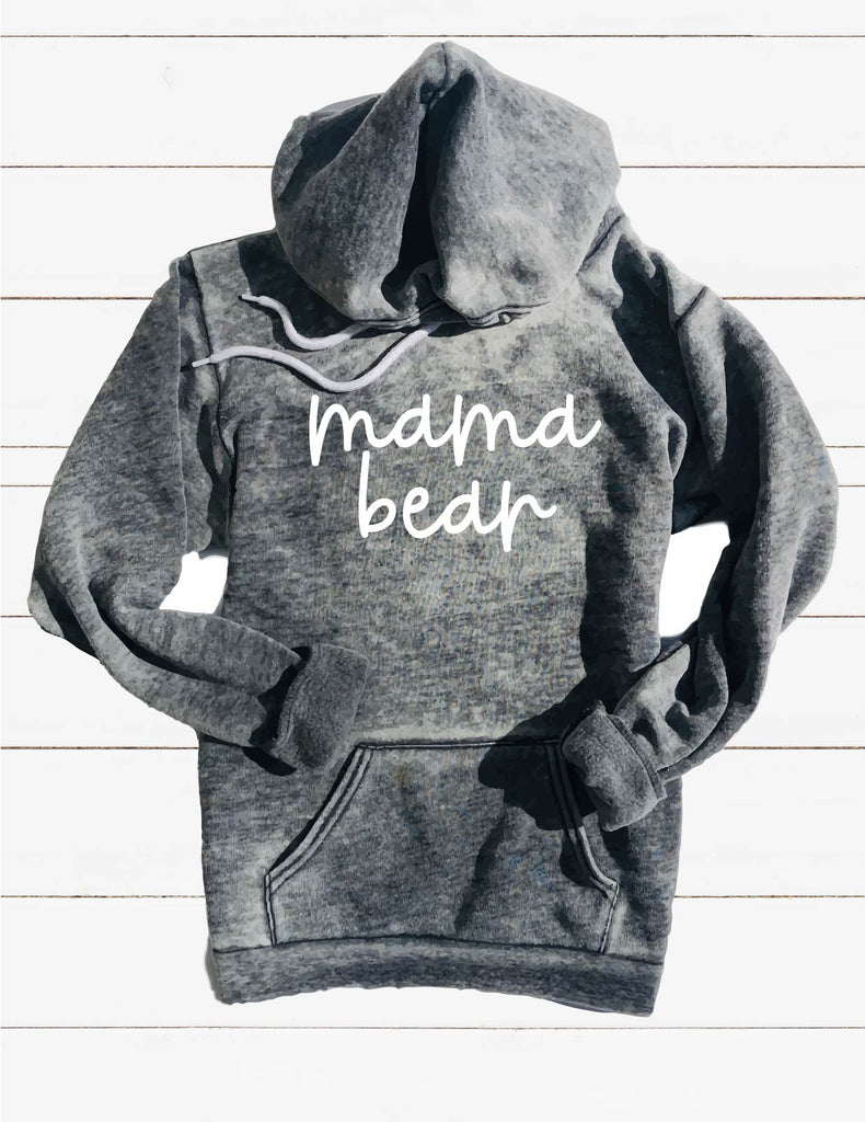 Simply Mama Bear Sweatshirt | Unisex Burnout Hoodie freeshipping - BirchBearCo