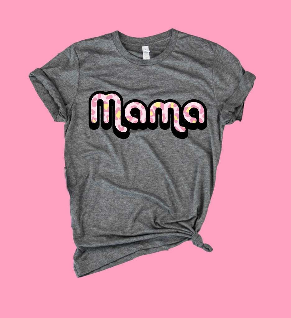 Mama Pink Leopard Shirt | Unisex Shirt freeshipping - BirchBearCo