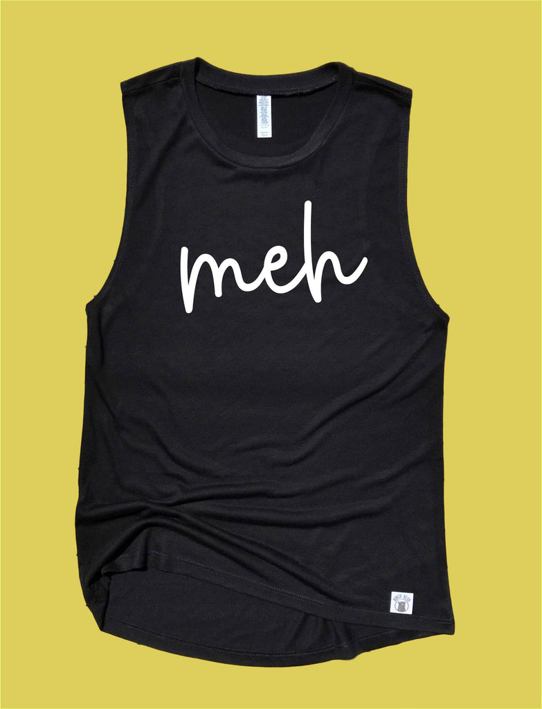 Meh Workout Tank | Womens Yoga Tank freeshipping - BirchBearCo