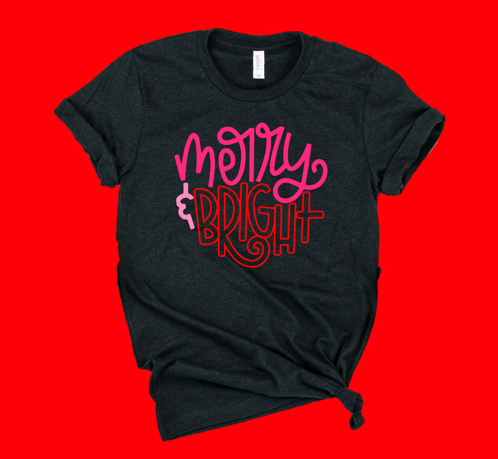 Merry And Bright Shirt | Christmas Shirt | Unisex Shirt freeshipping - BirchBearCo