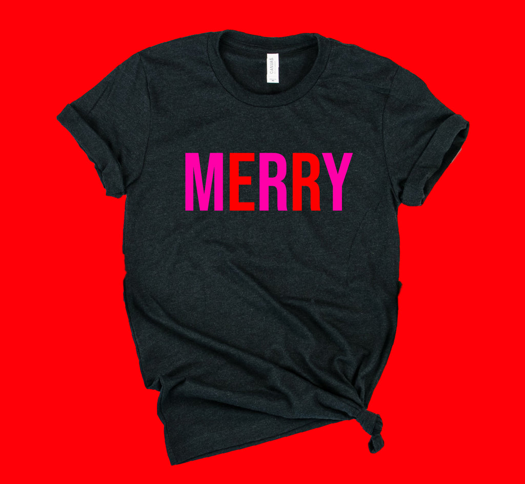 Merry Shirt | Christmas Shirt | Unisex Shirt freeshipping - BirchBearCo