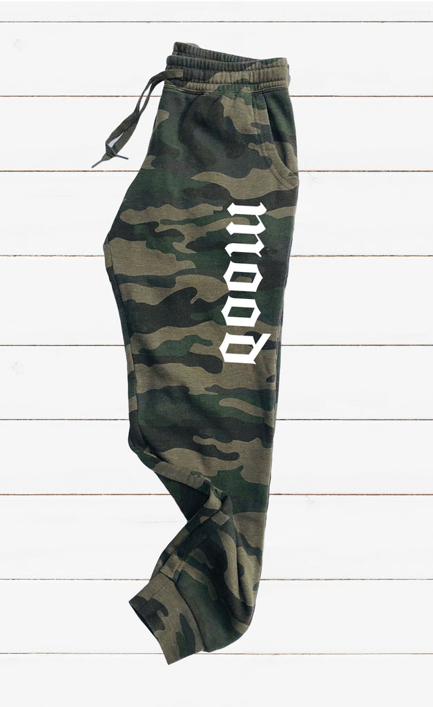 Mood Graphic Women's Soft Washed Sweatpants freeshipping - BirchBearCo