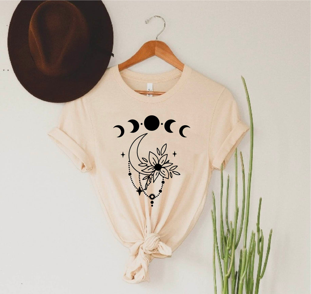 Moon Phases Boho Shirt | Fall Shirt | Unisex Crew freeshipping - BirchBearCo