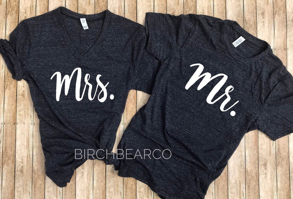 Mr And Mrs Shirts freeshipping - BirchBearCo