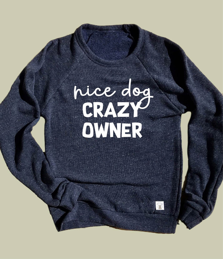 Nice Dog Crazy Owner Sweatshirt | Unisex Sweatshirt freeshipping - BirchBearCo