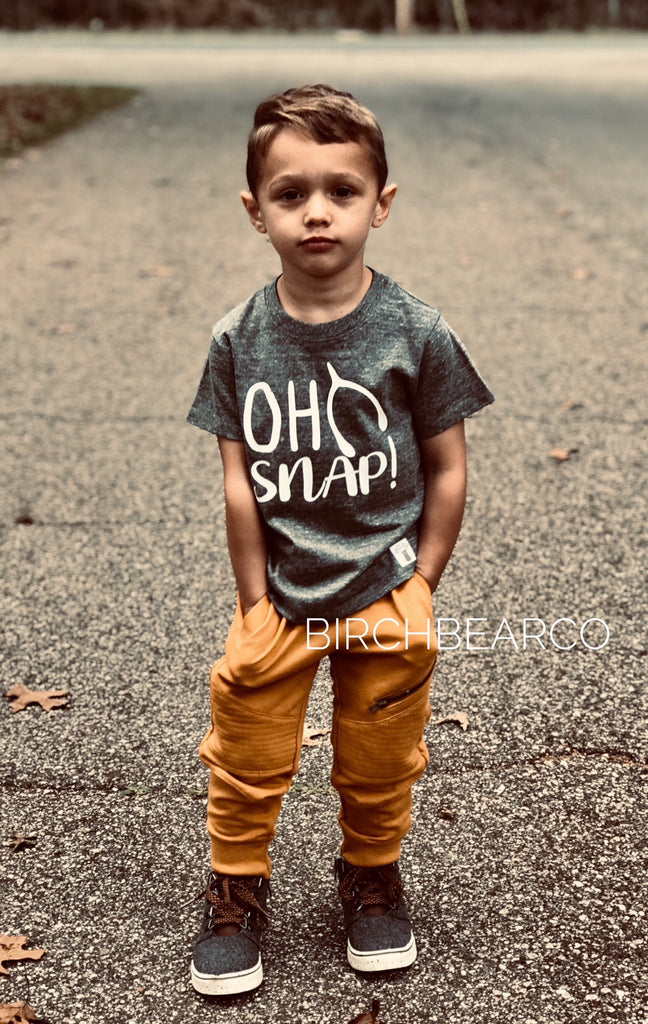 Oh Snap | Kids Thanksgiving Shirt freeshipping - BirchBearCo
