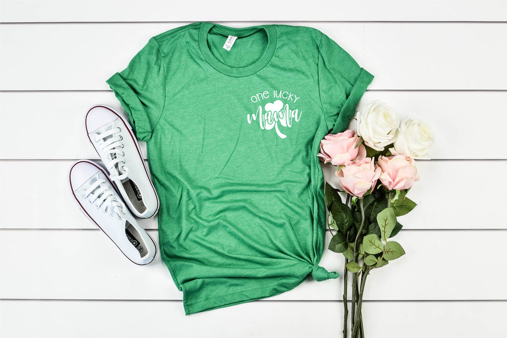 One Lucky Mama - St Patrick's Day Shirt | High Quality graphic t-shirts