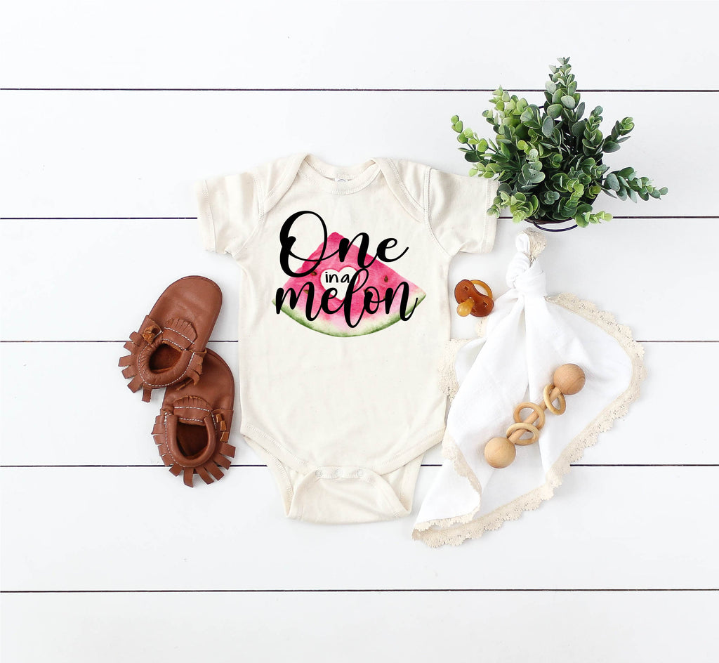 One In A Melon Birthday Onesie freeshipping - BirchBearCo