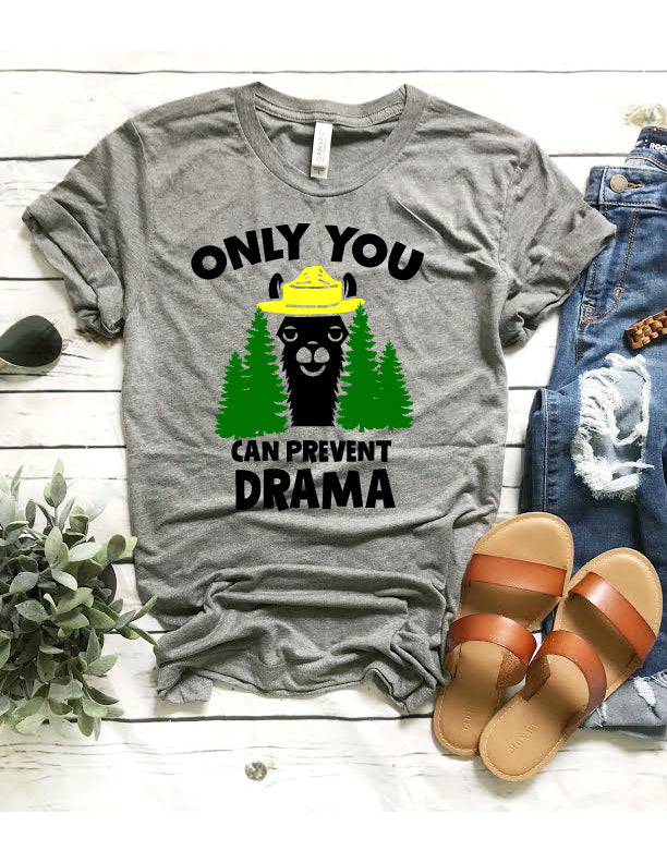 Only You Can Prevent Drama Shirt | Unisex Crew freeshipping - BirchBearCo