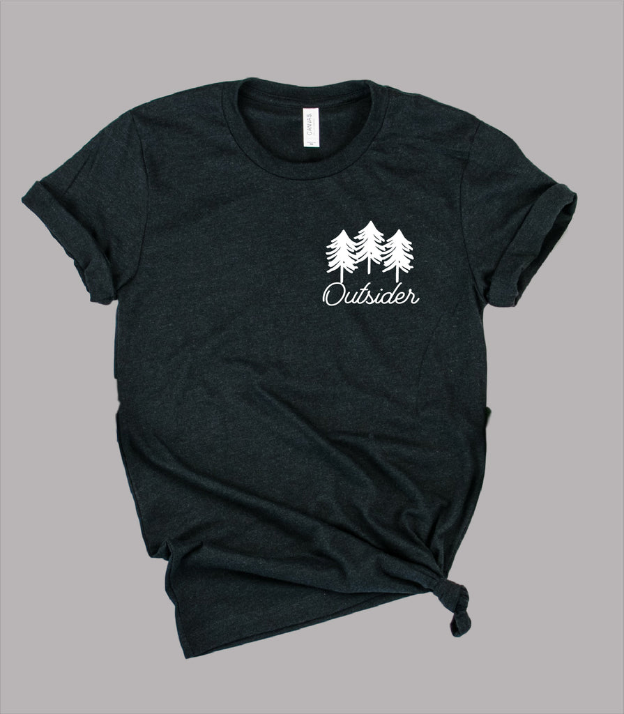 Outsider Shirt | Camping Shirt | Outdoors Shirt | Unisex Crew freeshipping - BirchBearCo