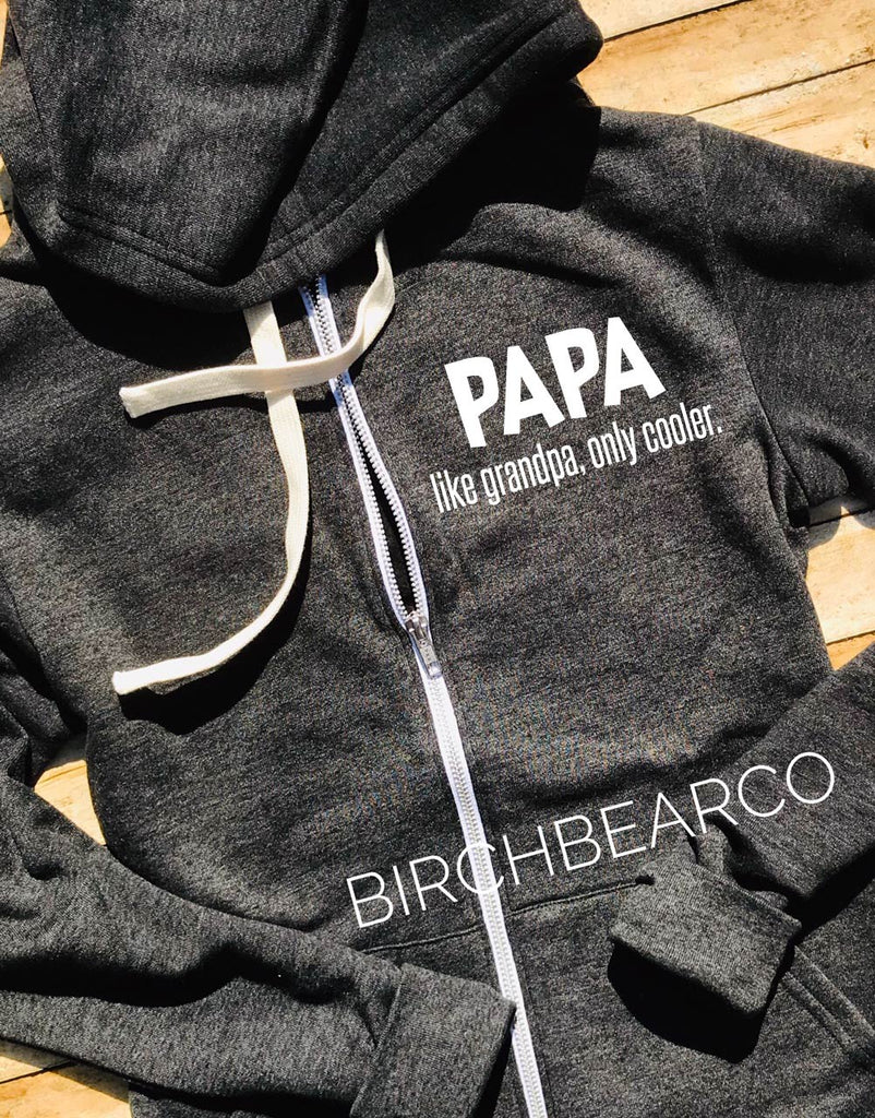 Papa Definition Hoodie - Papa Sweatshirt - Gift for Papa freeshipping - BirchBearCo