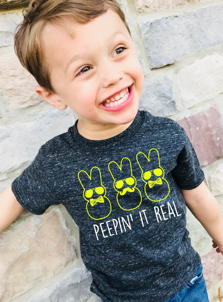 Peepin It Real Shirt | Unisex Kids Easter Shirt freeshipping - BirchBearCo