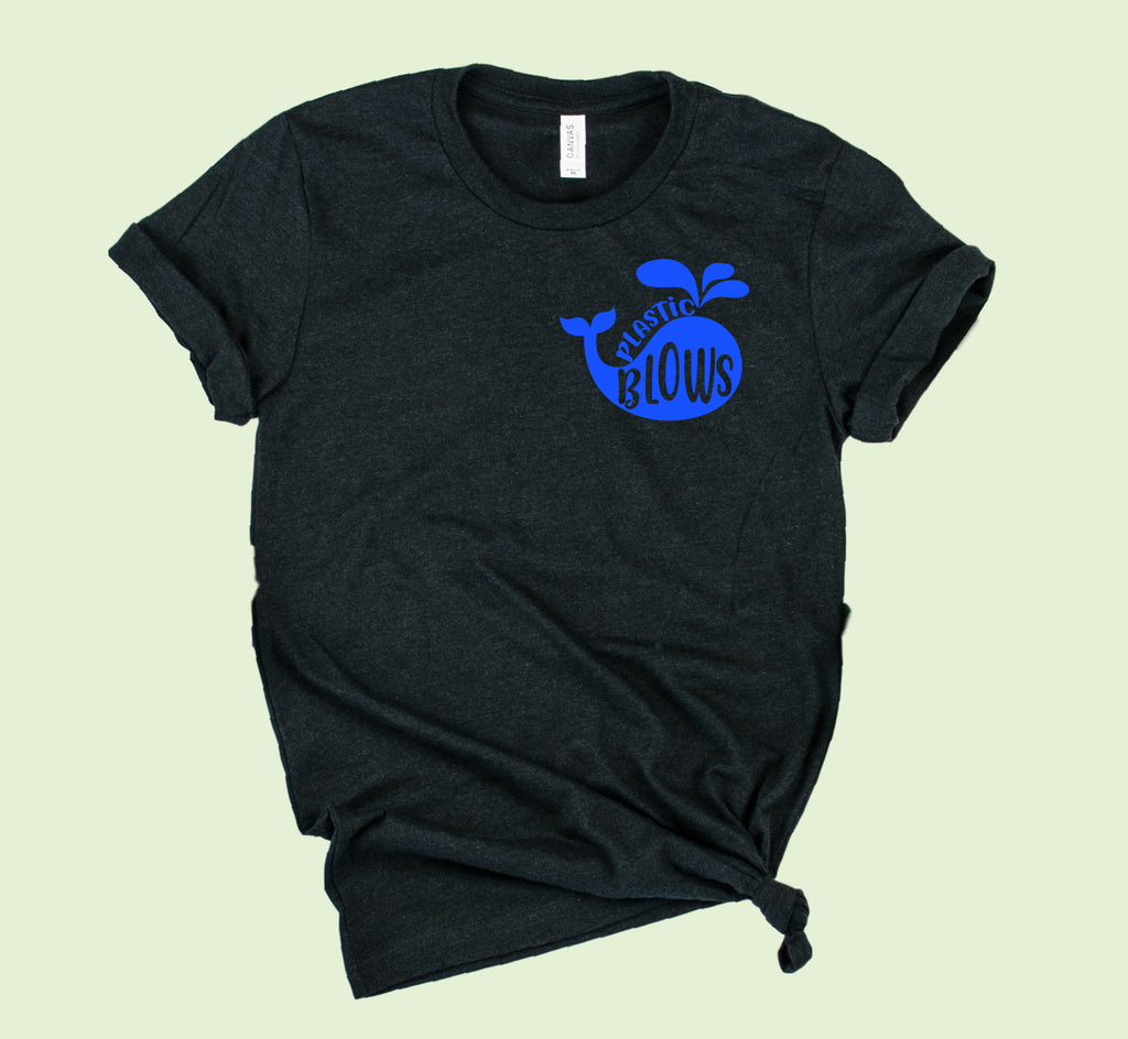 Plastic Blows Shirt | Earth Day Shirt | Unisex Crew freeshipping - BirchBearCo