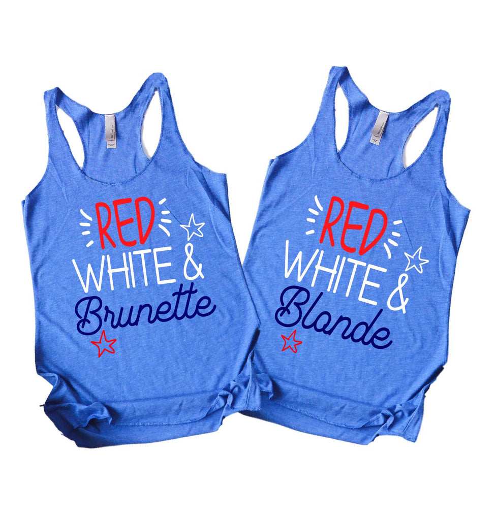 Best Friend Tank | 4th Of July Tank | 4th Of July Shirt | Women's Fitting Racer Tank Shirt freeshipping - BirchBearCo