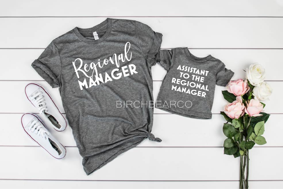 Mommy and Me - Manager Assistant To The Regional Manager Set freeshipping - BirchBearCo
