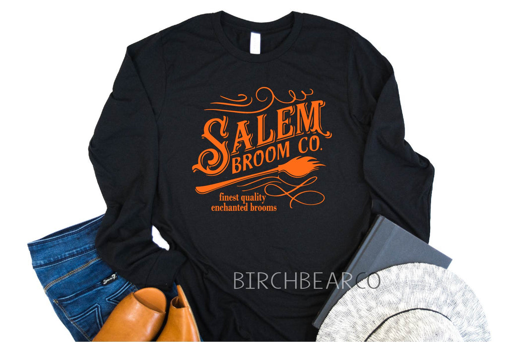 Salem Broom Co Shirt  - Unisex Long Sleeve freeshipping - BirchBearCo