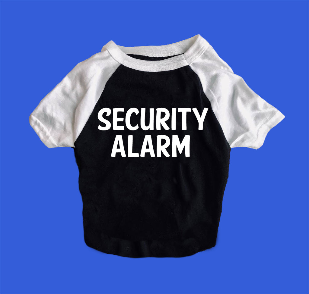 Security Alarm Shirt | Dog Shirts For Dogs freeshipping - BirchBearCo