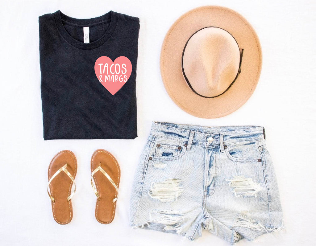 Tacos And Margs Love Shirt | Unisex Crew freeshipping - BirchBearCo