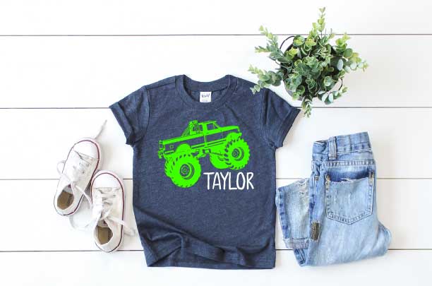 Custom Monster Truck Shirt | Unisex Kids Shirt freeshipping - BirchBearCo