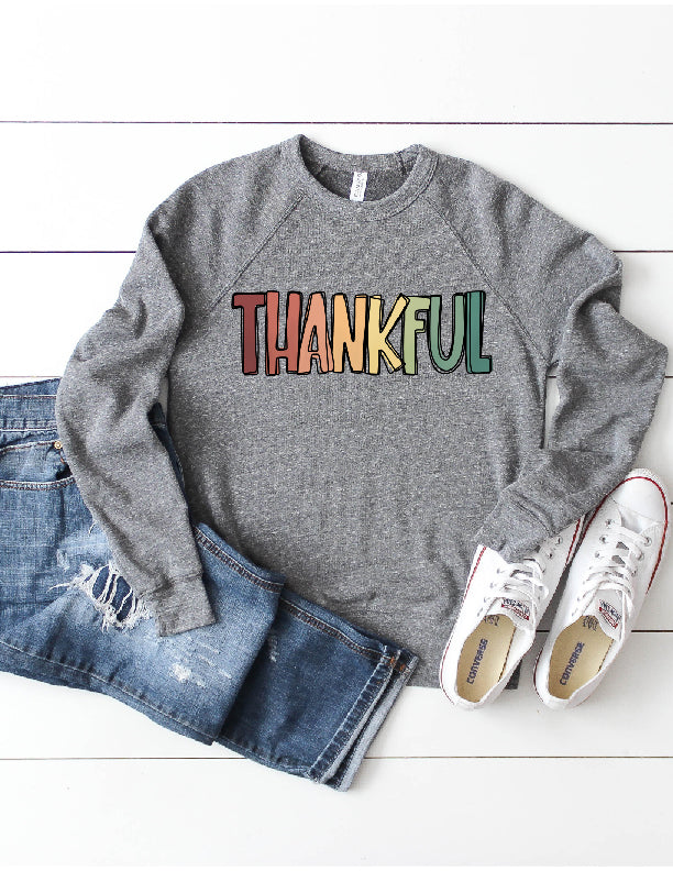 Thankful Fall Sweatshirt | Unisex Sweatshirt freeshipping - BirchBearCo