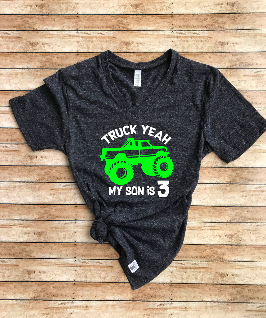 Mom Monster Truck Birthday Shirt freeshipping - BirchBearCo