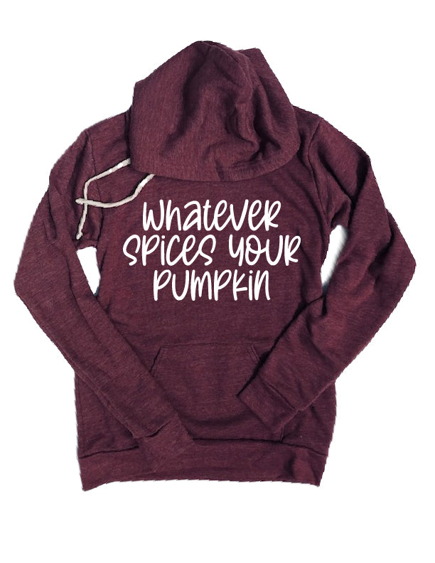 Whatever Spices Your Pumpkin Fall Hoodie |  Unisex Triblend Hoodie freeshipping - BirchBearCo